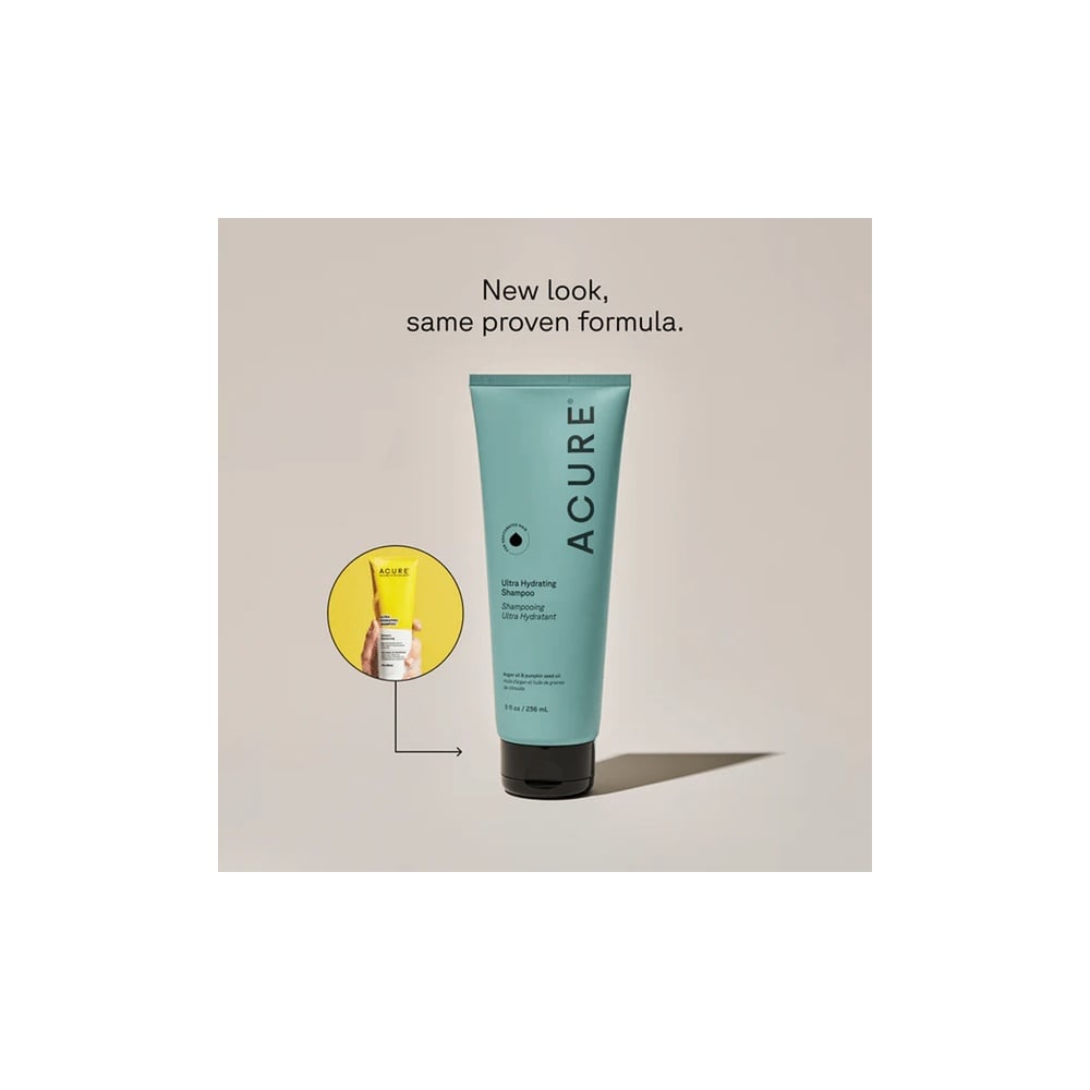 Acure Ultra Hydrating Shampoo with Argan Oil & Pumpkin for Nourished Hair – 236ml