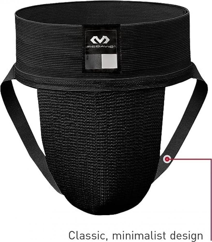 حزام جوك داعم رياضي ماكديفيد مع جيب شبكي قابل للتمدد عبوة 2