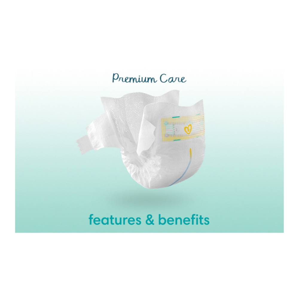 Pampers Premium Care Diapers Size 6 – 42 Pieces