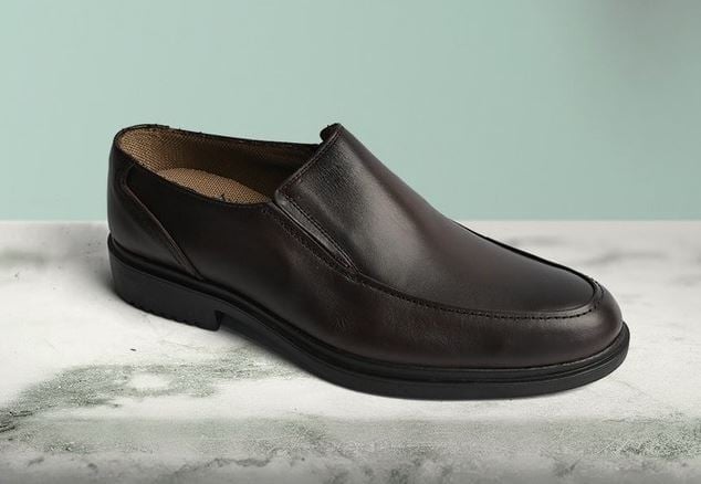 حذاء رجالي طبي MLR جلد طبيعي تبطين مريح نعل ممتص للصدمات مقاس 45