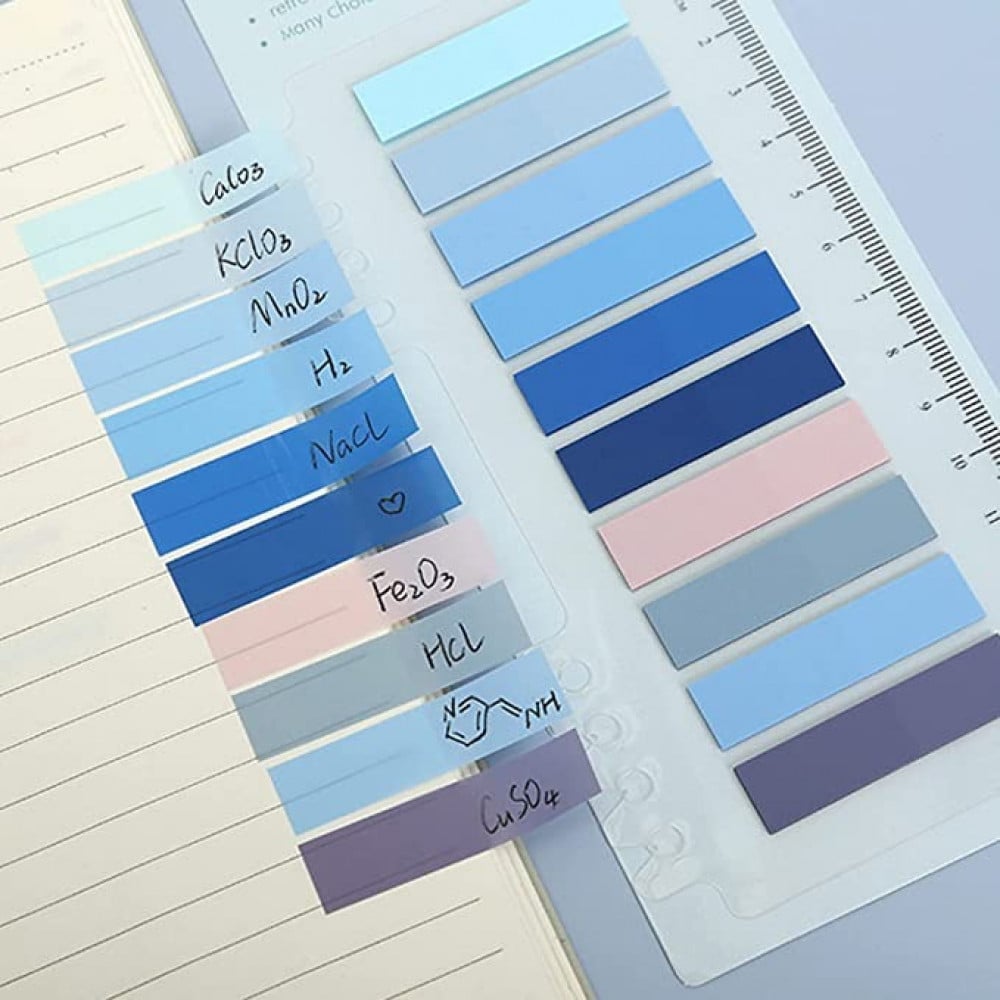 علامات فهرس لاصقة قابلة للكتابة من اوجيتوك، ملصقات متعددة الوظائف، ملاحظات لاصقة ملونة مع مسطرة للمذكرات وعلامات الفهرس، 60 لونًا مختلفًا، لتذييل الكتب والمجلدات والشاشات