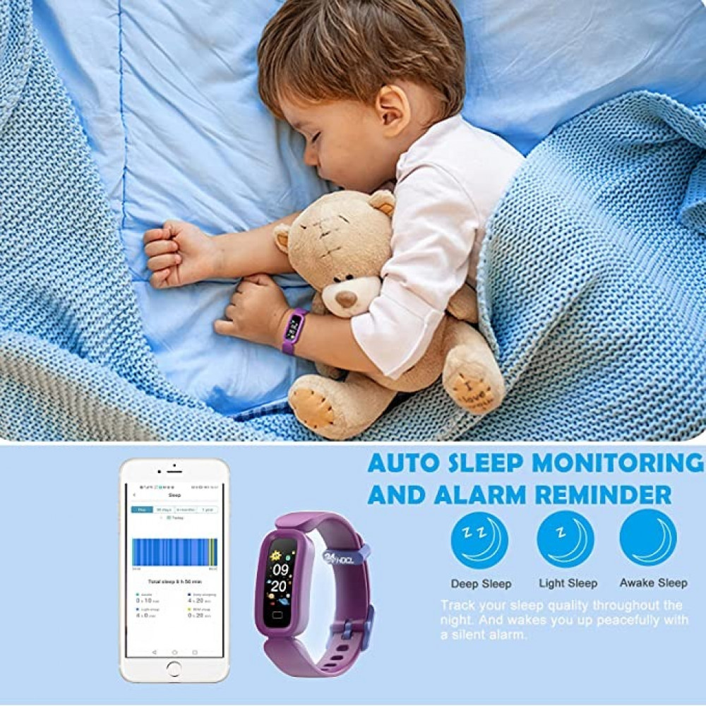 ساعة ذكية 24HOCL للأطفال والبنات والأولاد