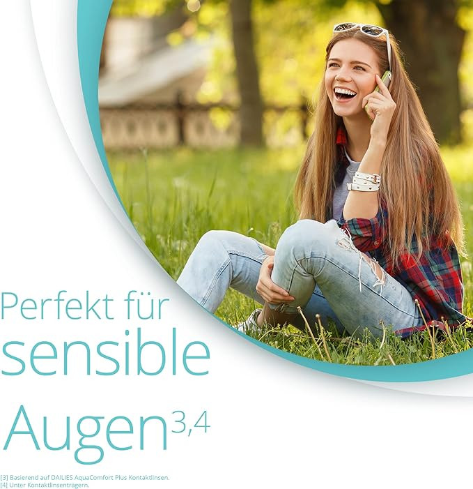 عدسات لاصقة يومية ديليز اكوا كومفورت بلس 050 عبوة 30 عدسة