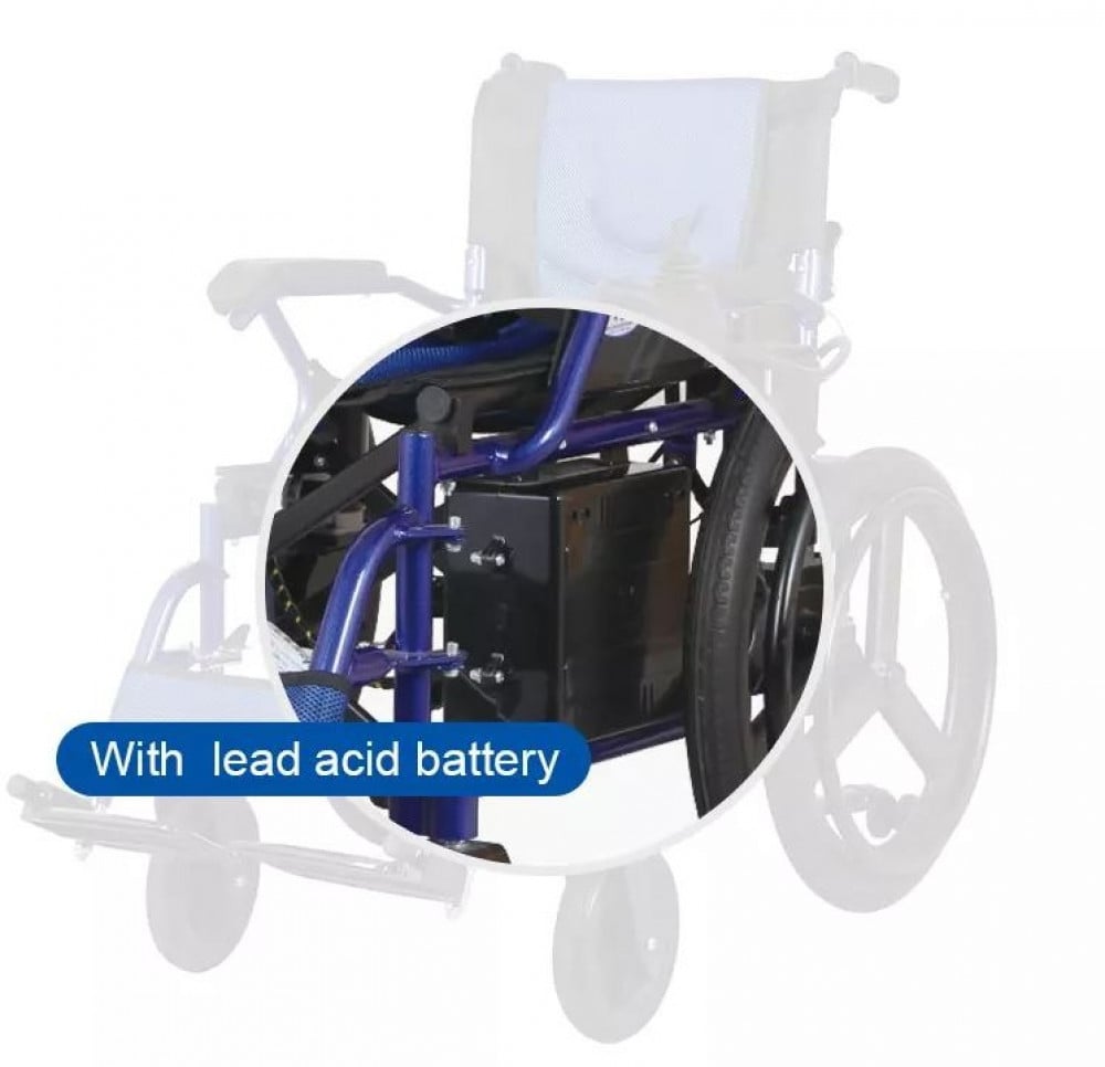 كرسي متحرك كهربائي KY116LA مقعد 46سم | بطارية 24فولت 20Ah سرعة 6كم/س