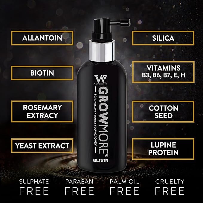 سيروم شعر من واترمانز معزز لنمو وكثافة الشعر 100 مل