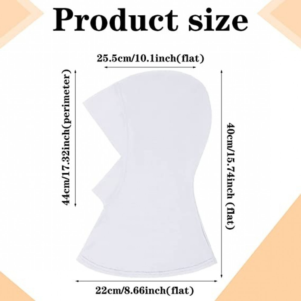 قبعات حجاب مودال قابلة للتعديل لتغطية كاملة 4 قطع