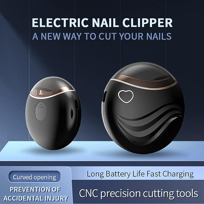 مقص أظافر كهربائي 2 في 1 قابل للشحن USBC بشفرات تنغستن محمول