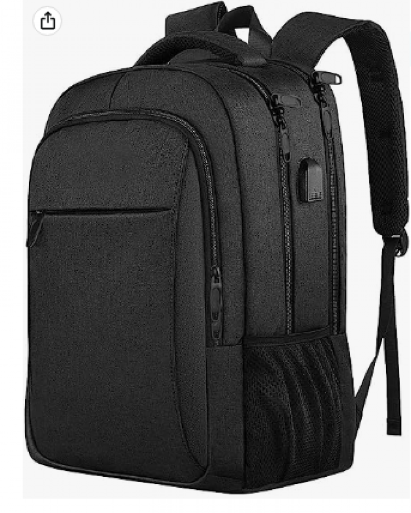 ارلريتش شنطة ظهر للاب توب والعمل والسفر مضادة للسرقة نحيفة ومتينة مع منفذ شحن يو اس بي للجامعة والمدرسة للنساء والرجال تناسب اللابتوب والنوت بوك مقاس 156 انش