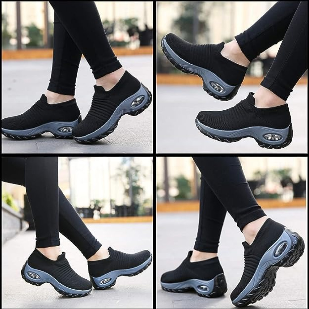 سيكت حذاء جري رياضي عصري للنساء للتنس والرياضة والمشي واللياقة البدنية سهل الارتداء وخفيف الوزن