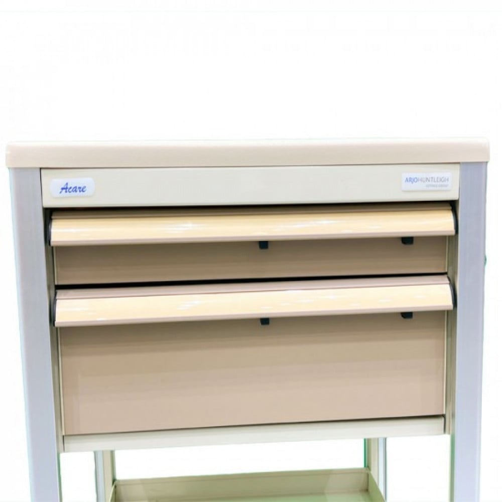 عربة تمريض أي كير متعددة الاستخدام بإطار متين ومساحات تخزين