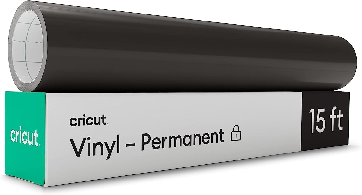 رول فينيل لاصق دائم Cricut مقاس 15ft مقاوم للماء وUV