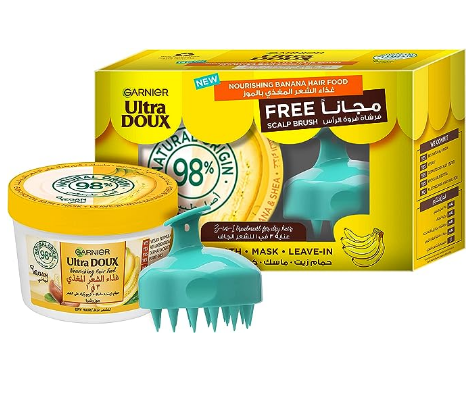 كريم مغذي للشعر من Garnier بخلاصة الموز 3 في 1 390 مل