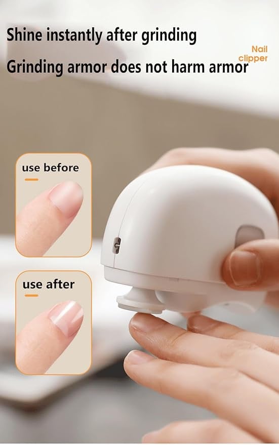 قصافة أظافر كهربائية جنيريك بشفرات تنجستن وصندوق جمع الغبار لجميع الأعمار