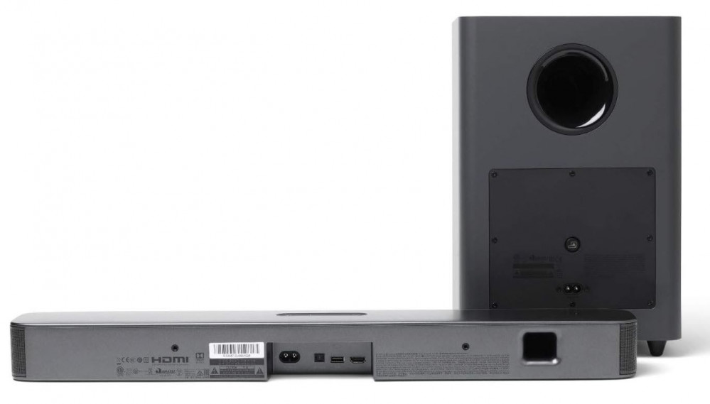 جي بي ال ساوند بار مع مضخم صوت لاسلكي بار 2.1 من جيه بي ال JBLBAR21BLKAM - اسود