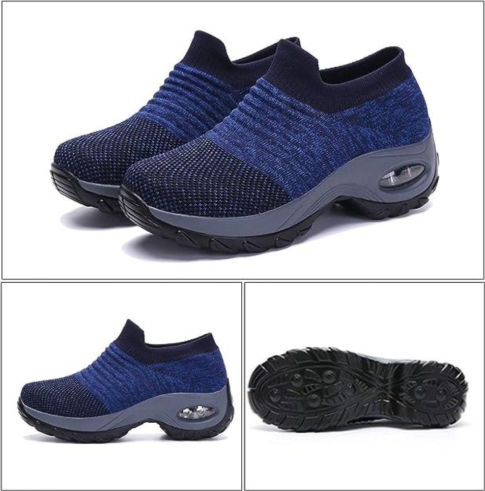 سيكت حذاء جري رياضي عصري للنساء للتنس والرياضة والمشي واللياقة البدنية سهل الارتداء وخفيف الوزن