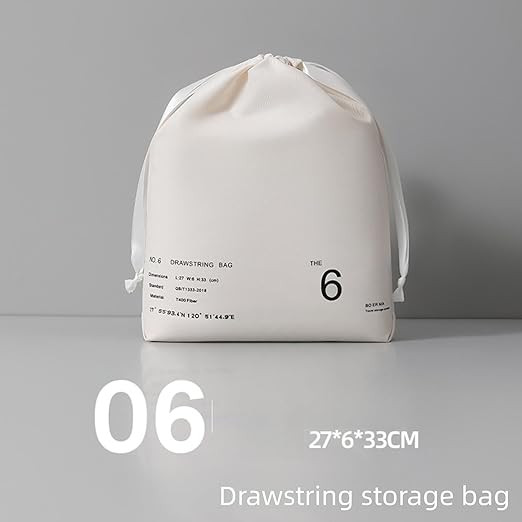 مجموعة تنظيم وتخزين للسفر مكونة من 6 قطع من جيه دي ال واي ايفر، بدلة متعددة الوظائف بسعة كبيرة لتخزين تصنيف ملابس السفر، تنظيم بسيط للملابس والاحذية ومستلزمات النظافة (بينك)