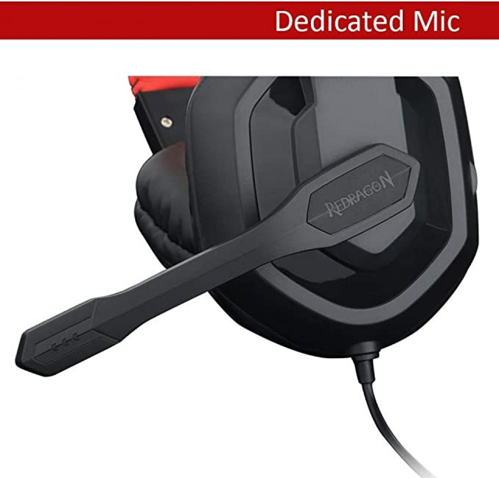 سماعة راس للالعاب اريز H120 من ريدراجون مع ميكروفون مدمج بخاصية الحد من الضوضاء