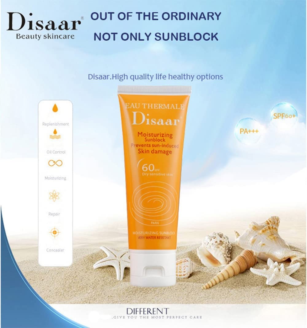 كريم واقي شمس مرطب من Desar (ديسار) بعامل حماية SPF 60 80 مل