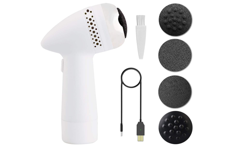 مزيل مسامير القدم الكهربائي قابلة لإعادة الشحن 4 بكرات