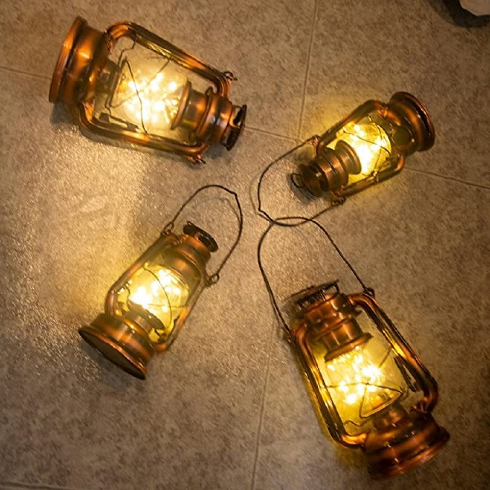 زينة رمضان مبارك للمنزل بتصميم زجاجة كيروسين ريترو LED مصباح ديكور للعطلات الاسلامية مصباح طاولة اثاث سطح المكتب مصباح ابداعي معلق بجانب السرير مصباح ليلي