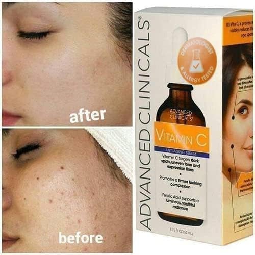 سيروم فيتامين سي من Advanced Clinicals مضاد للشيخوخة 52 مل