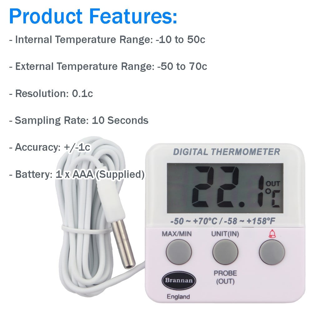 ميزان حرارة بقراءة مزدوجة