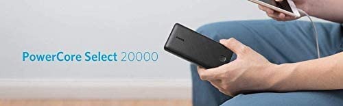 باور بانك باوركور سيليكت من انكر بسعة 20000 mAh لون اسود