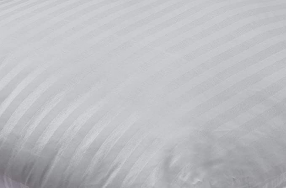 طقم وسادة فندقية بخطوط خفيفة 1 كغم - مجموعة مكونة من قطعتين مقاس 50 × 75 سم - P-4-2 من هوم ستيشين، مصنوع من البوليستر