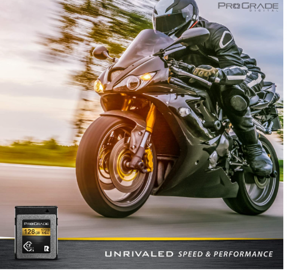 بطاقة ذاكرة برو جريد الرقمية 256GB سي اف اكسبرس النوع B ذهبي