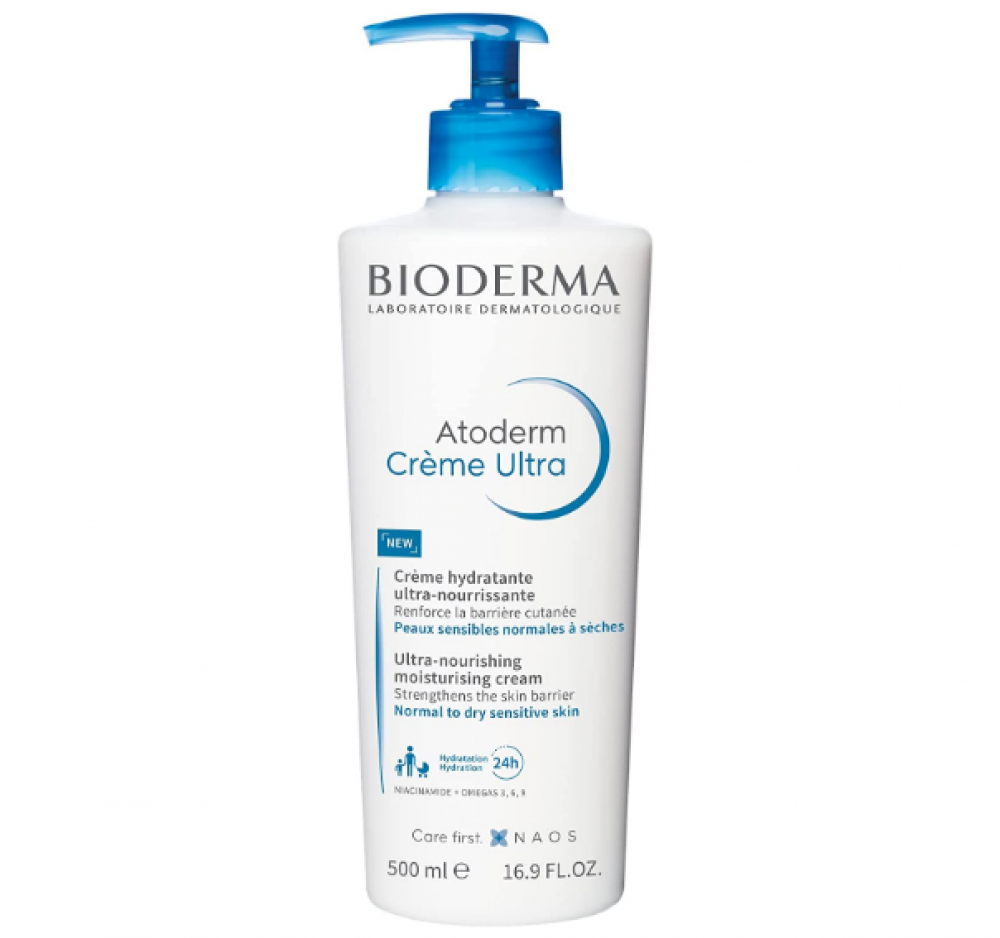 كريم مرطب أتوديرم من Bioderma مغذي ومهدئ 500 مل