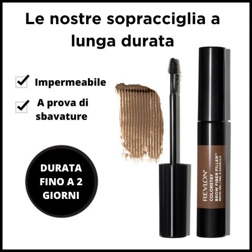 ريفلون كولورستاي ألياف الحواجب شرينك، بني متوسط