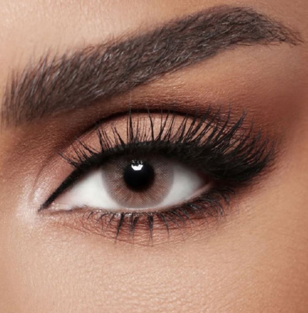 عدسات لاصقة شهرية من ميس بلون أمبر ملونة - علبة عدستان