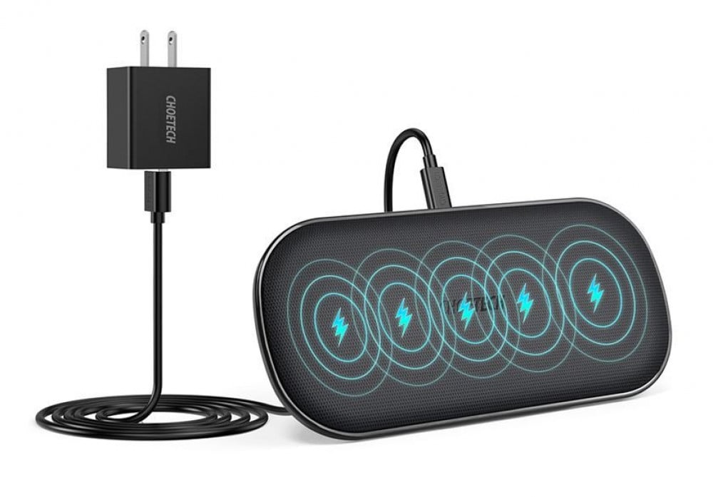 شويتك حامل جوال للسياره شحن لاسلكي 10 واط فتحة مكيف أسود