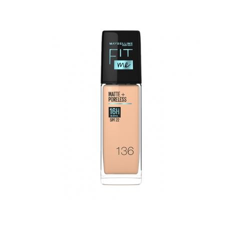 كريم أساس سائل من Maybelline (ميبلين) فيت مي مات+بورلس 30 مل