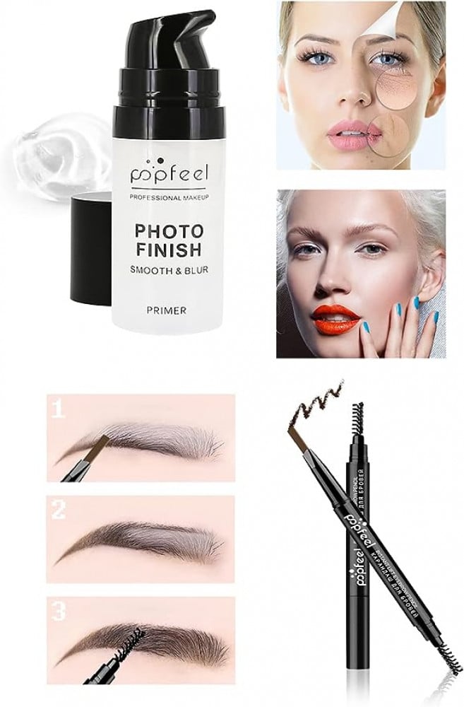 مجموعة مكياج الكل في واحد متعددة الاغراض احترافية كاملة ضرورية مصممة للنساء مناسبة للمبتدئين والمحترفين من 25 قطعة موديل (KIT003)