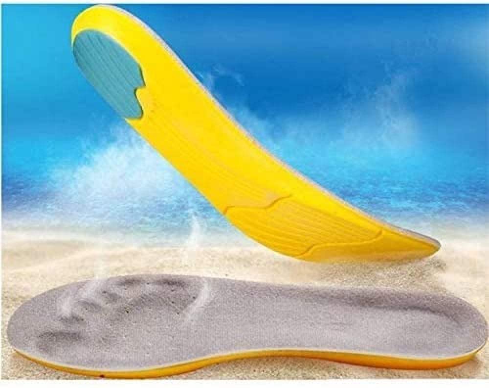 نعال طبية لتقويم العظام ثلاث طبقات مبطنة بدعم القوس مقاس 41-45