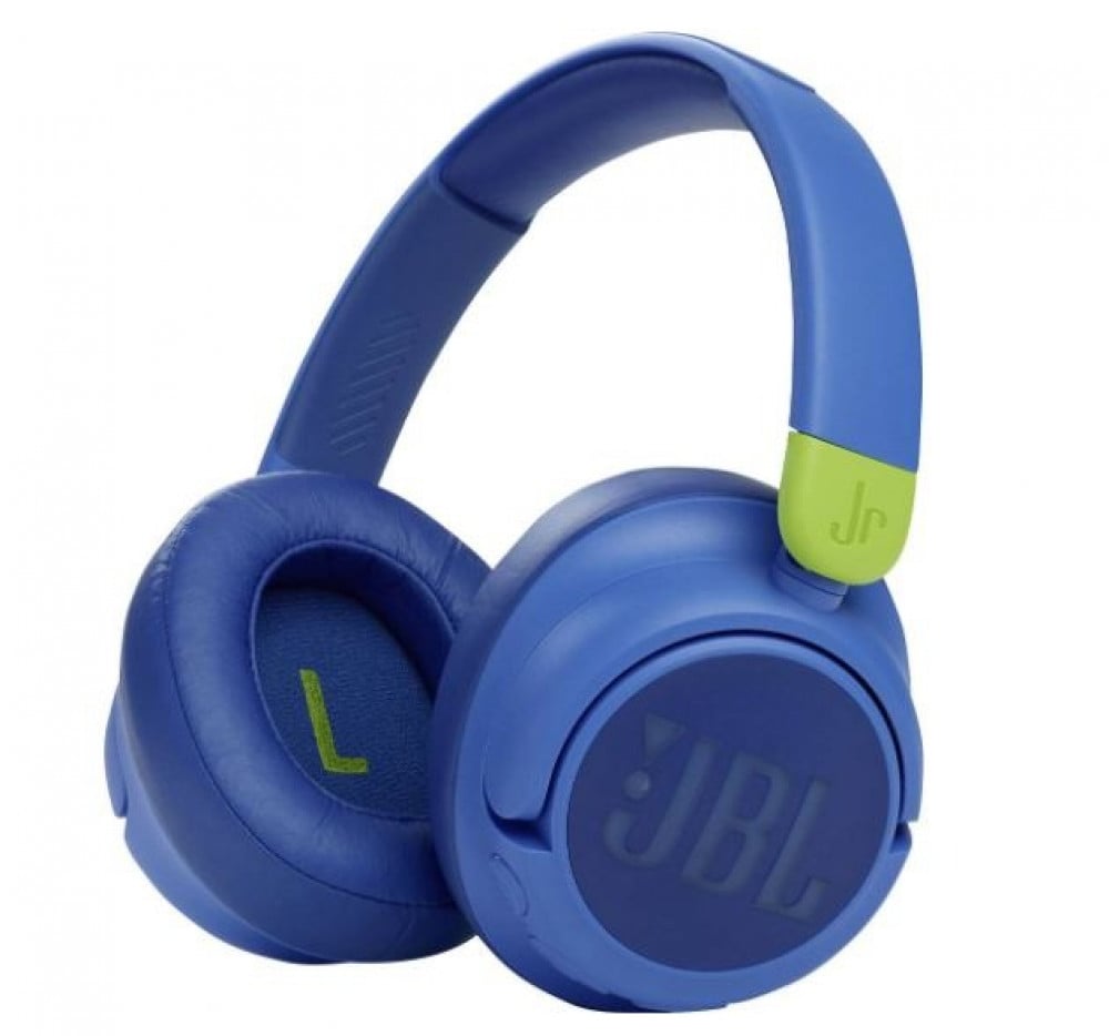 جي بي ال سماعات رأس للأطفال فوق الأذن ، سلكية إلغاء الضوضاء الزرقاء