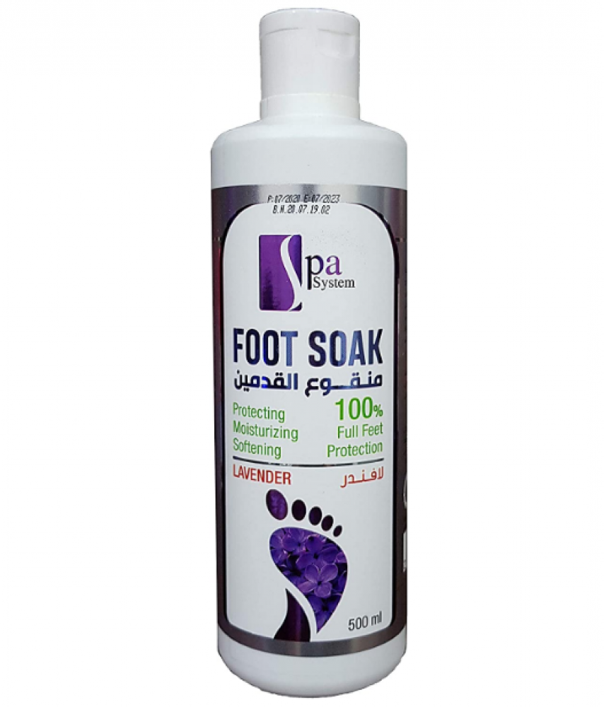 محلول نقع القدم من Spa System بخلاصة الخزامى 500 مل