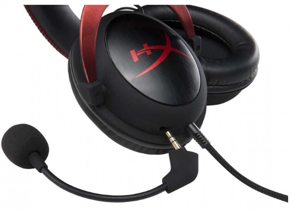 سماعة راس للالعاب من هايبر اكس كلاود لاجهزة الكمبيوتر وPlayststion 4 وXbox One ونينتندو سوتش، احمر (كيه اتش اكس - اتش اس سي بي - ار دي)