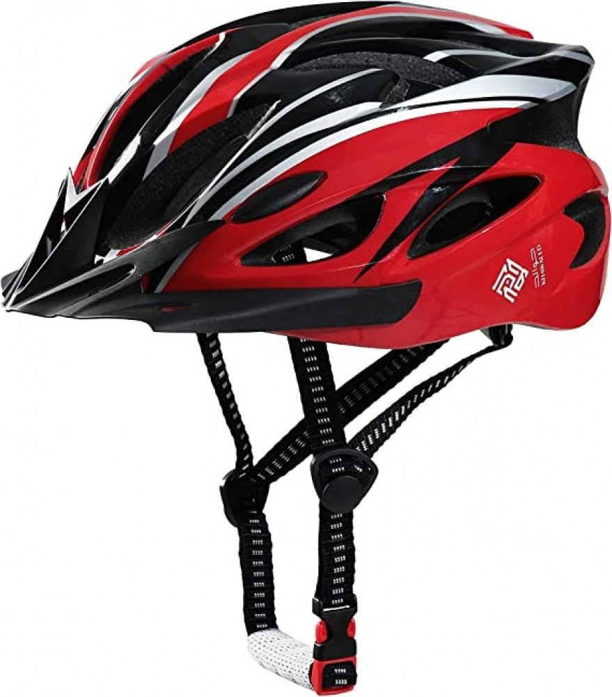 خوذة دراجة جبلية خفيفة بتهوية 18 فتحة متكاملة مع قناع للبالغين