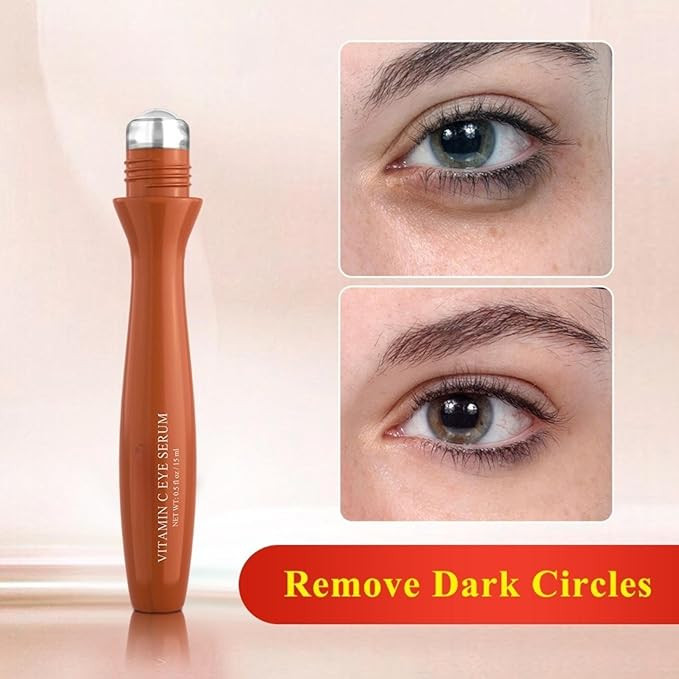 سيروم عين مرطب من BreyLee بخلاصة فيتامين C وبكرة دوّارة 15 مل