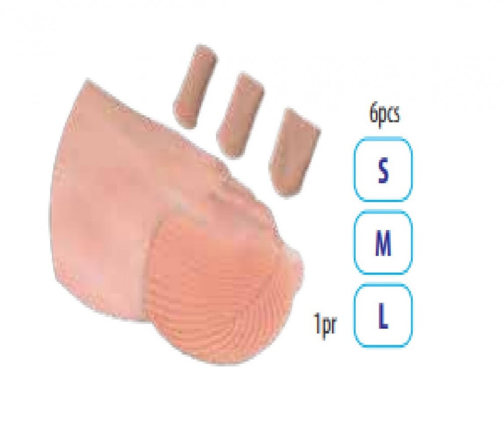 واقي إصبع سيليكون فوترايت | حماية إصابات ودعم مريح قابل للتعديل