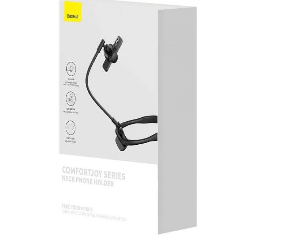 بيسوس حامل هاتف على الرقبة من بيسوس كومفورت جوي  اسودبيسوس حامل هاتف على الرقبة من بيسوس كومفورت جوي  اسود