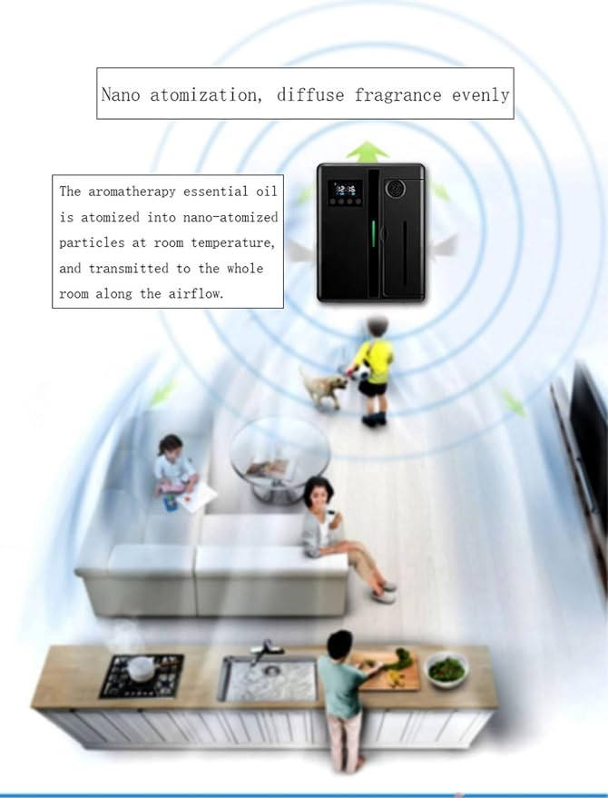 موزع روائح الزيوت العطرية من ميكاكوز مرطب بتقنية النانو 160 مل