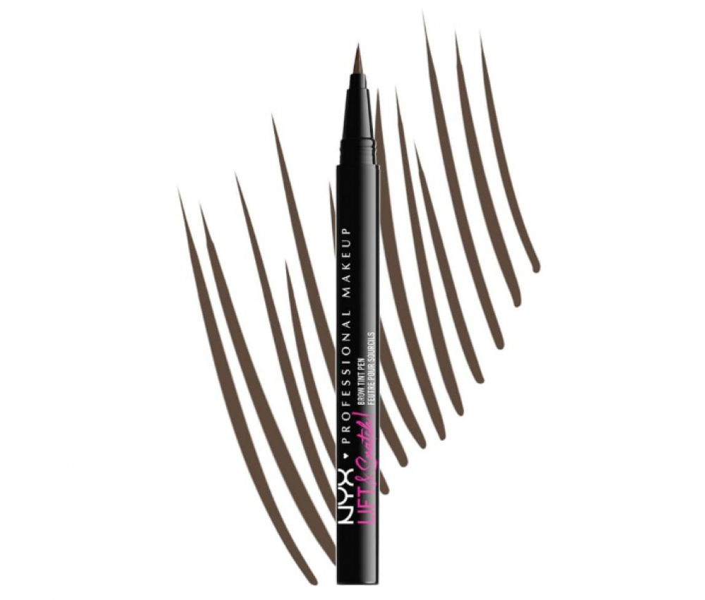 قلم تلوين الحواجب من NYX مقاوم للتلطخ بلون أسود 14 غم