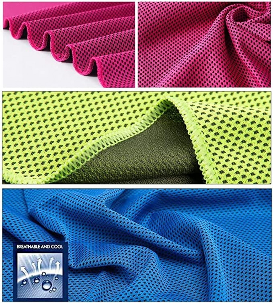 منشفة تبريد مايكروفايبر رياضية قابلة لإعادة الاستخدام 35×12 إنش