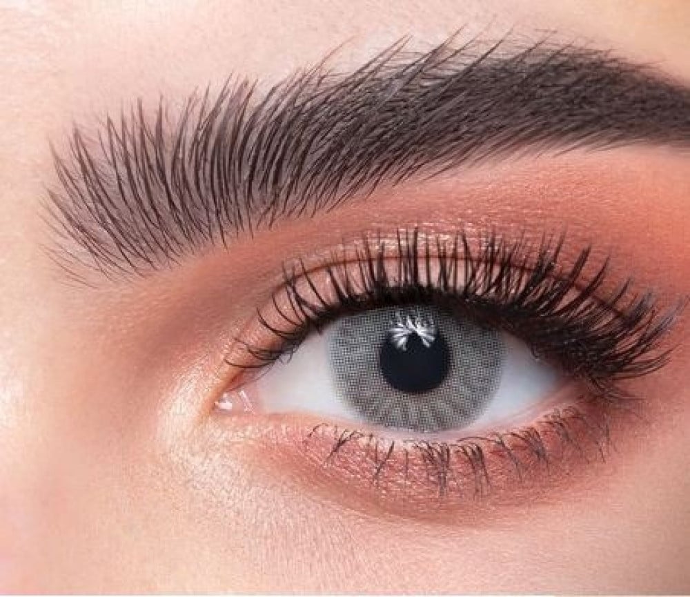 عدسات ملونة من ناتشيورال لا جيت باللون رمادي أخضر للاستخدام 12 شهر