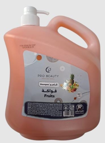 شامبو من PRO BEAUTY بالفواكه لتقوية وترطيب ولمعان 42 لتر