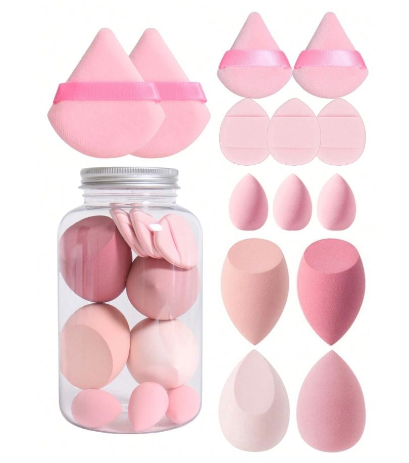 اسفنجة مكياج مجموعة من بيوتي بلندر Beauty Blender متعدد الأشكال 14 قطعة
