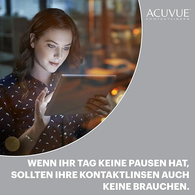 عدسات لاصقة من ACUVUE بتقنية هايدراكلير بلس عبوة 6 قطع